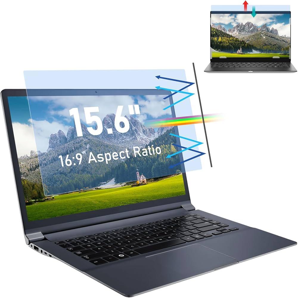 Gjob Dell 15.6'' Ekranlar Için Ultra Ince Mavi Işık Filtresi Uv Filtre (HAYALET DEĞİL) Uv Filtre Parlaklık Önleyici Mavi Işık Filtresi 461-AAGJ