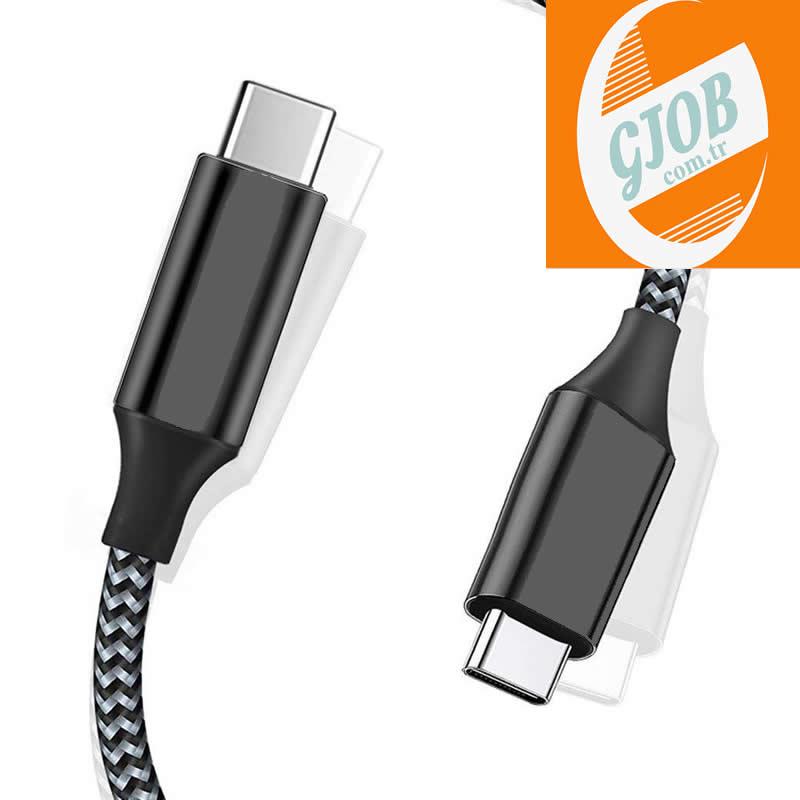 Gjob Macbook Air 13 M1 Şarj Kablosu Thunderbold 4şarj Kablosu Orjinal Kalite 96W 2mt